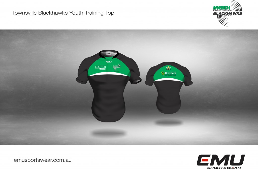 Townsville Blackhawks off field youth Training top (4)